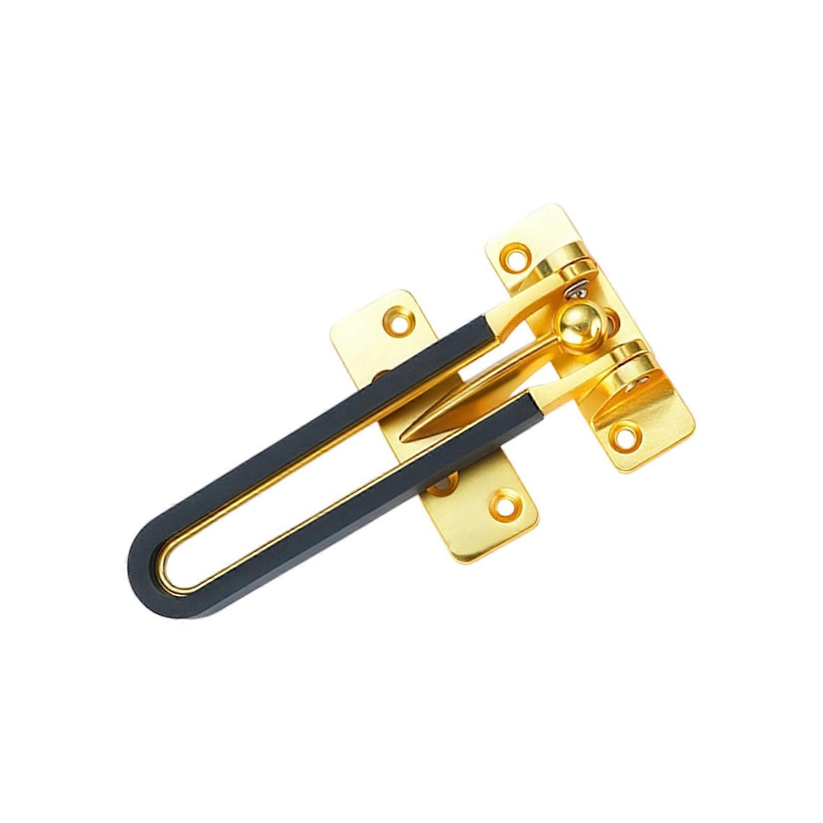 Oxidation Resistant Sliding Door Security Lock Chain With Quick Installation For Modern Homes Gold