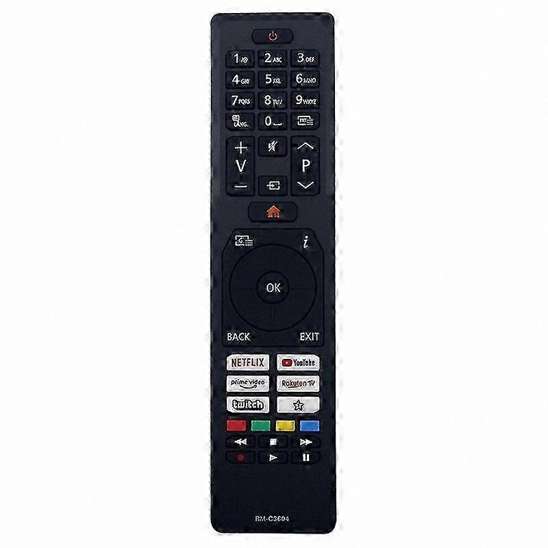 Universal Infrared Remote Control for JVC TVs, Ergonomic Handheld Replacement Remote Controller