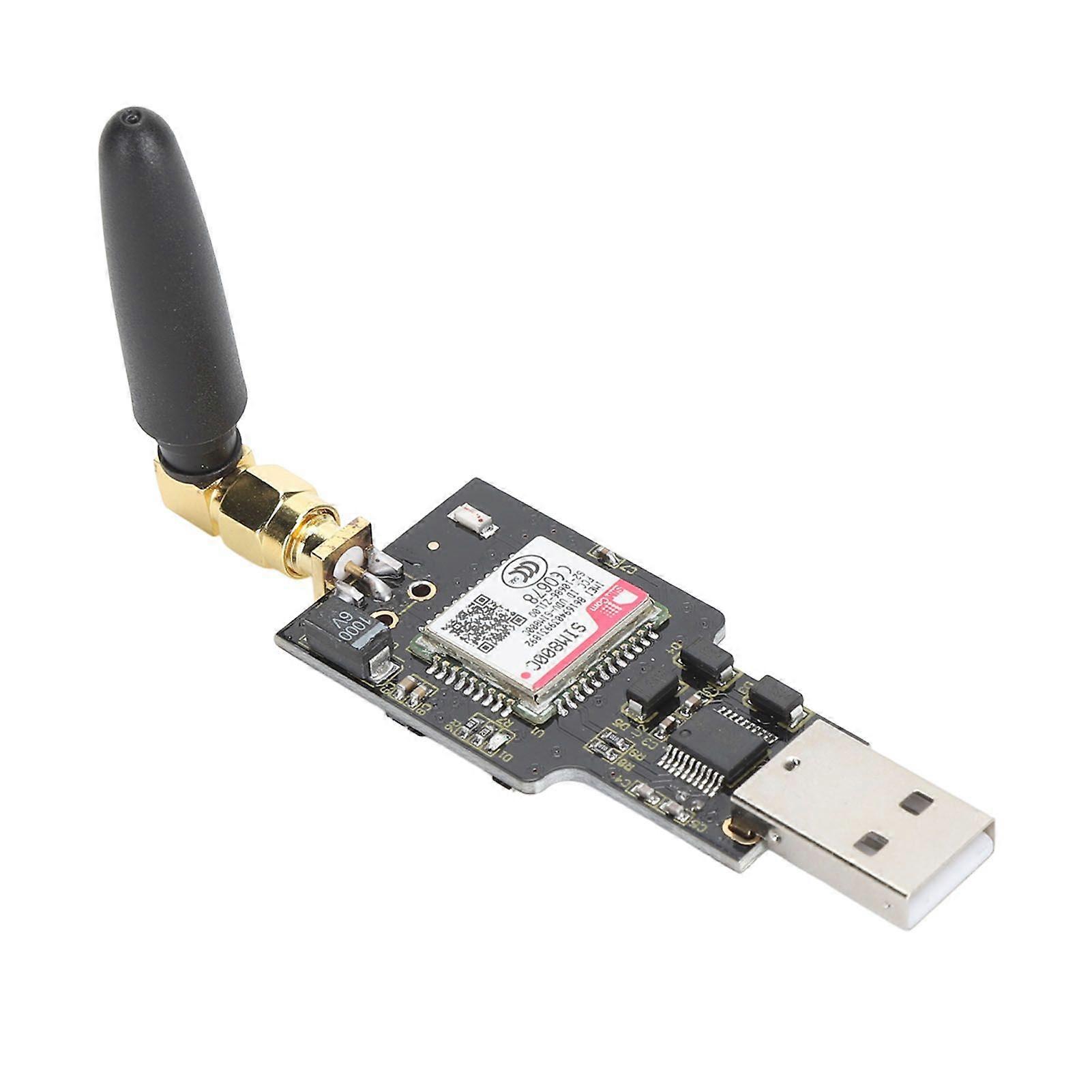 GSM GPRS Module SIM800C USB Wireless Communication Modem with Bluetooth Phone Voice SMS Data Transmission