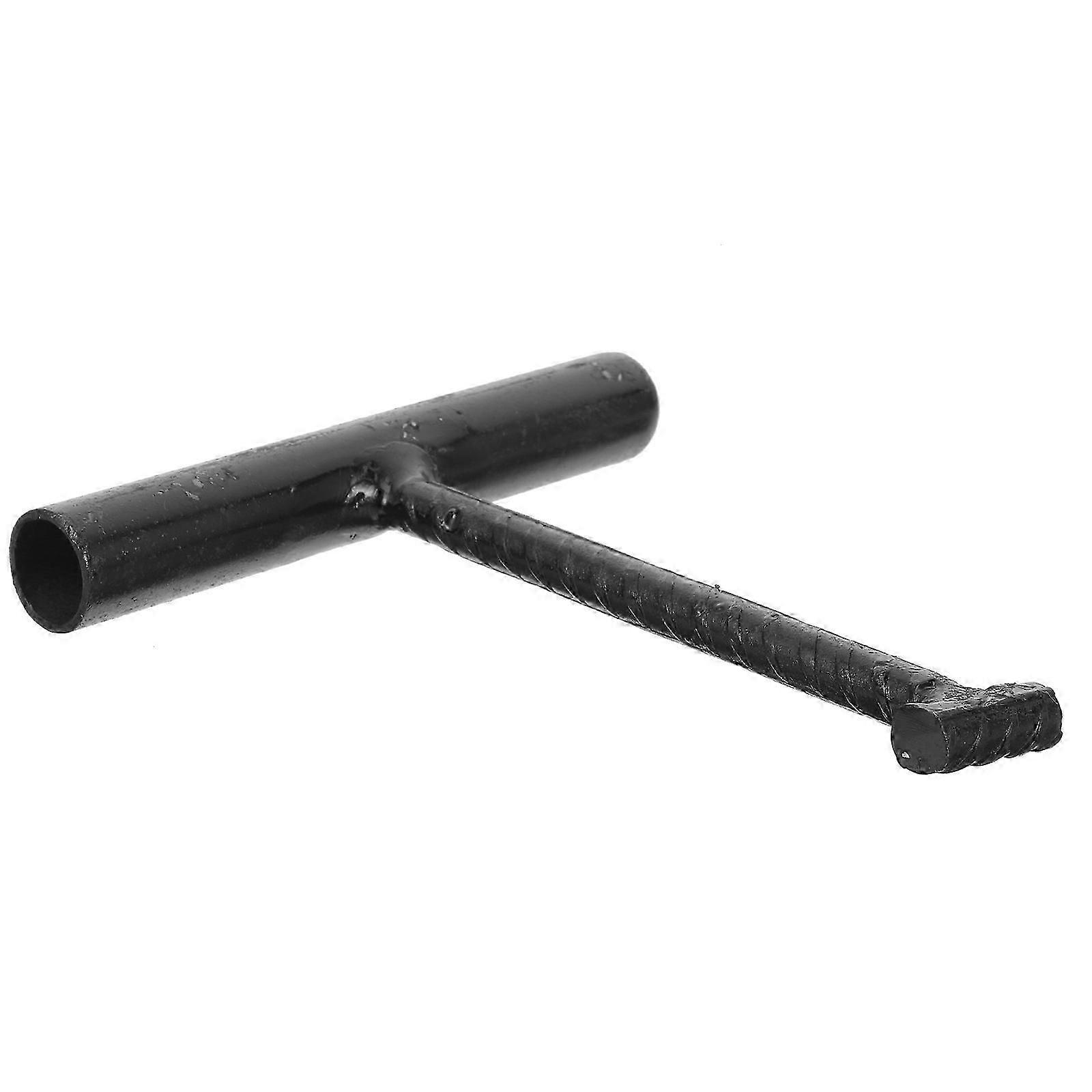 Metal Manhole Cover Lifting Hook Tool for Easy Drain Access and Maintenance