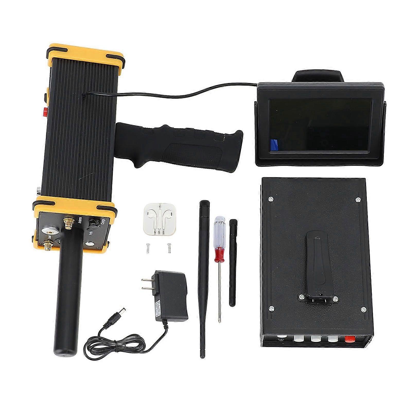 15m Depth 1000 Meters Range Metal Detector High Accuracy Metal Detector with Display Screen for Gold Silver Copper 100240V US Plug