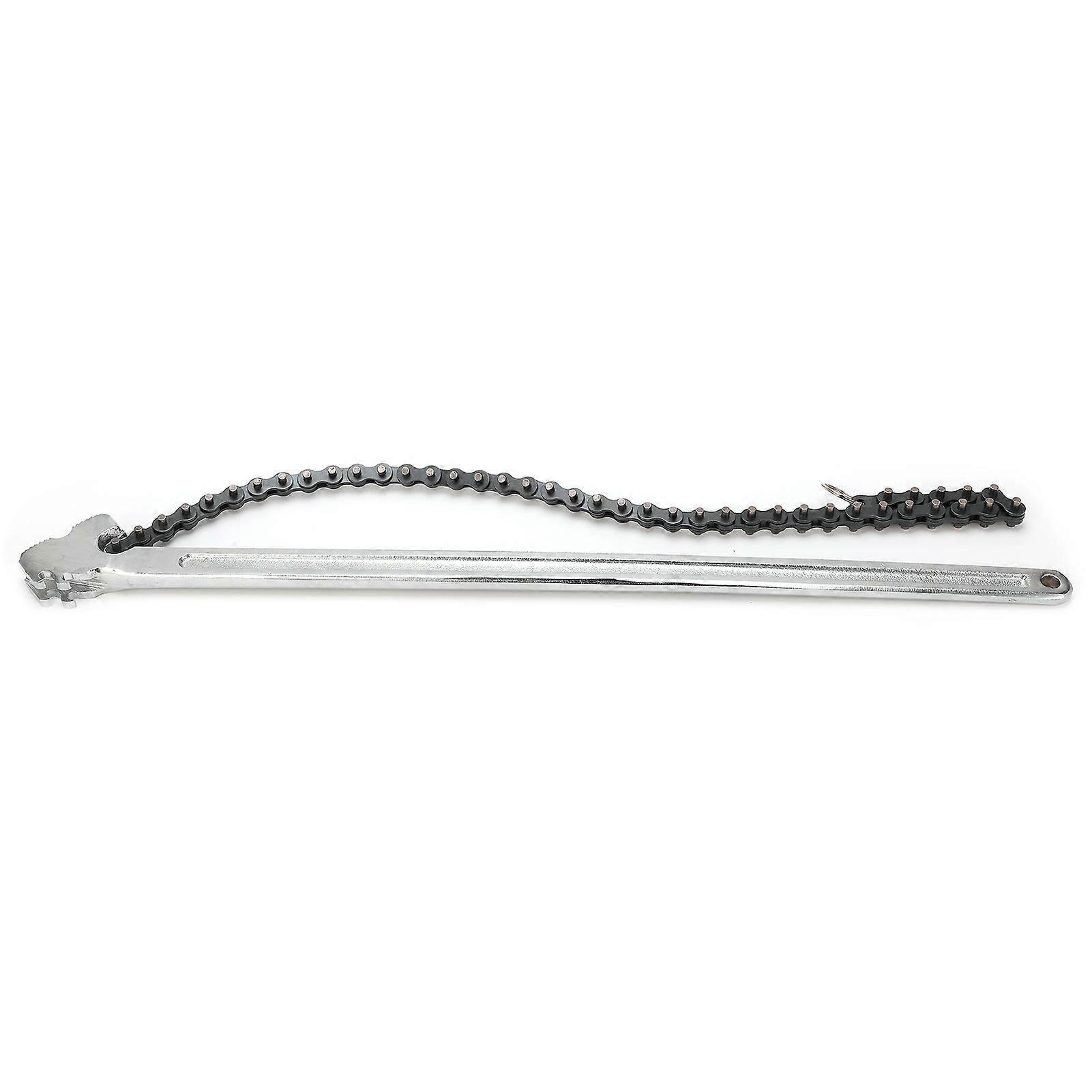 Clé à chaîne de 24 pouces en acier au chrome vanadium, diamètre réglable, manche long, outil articulé
