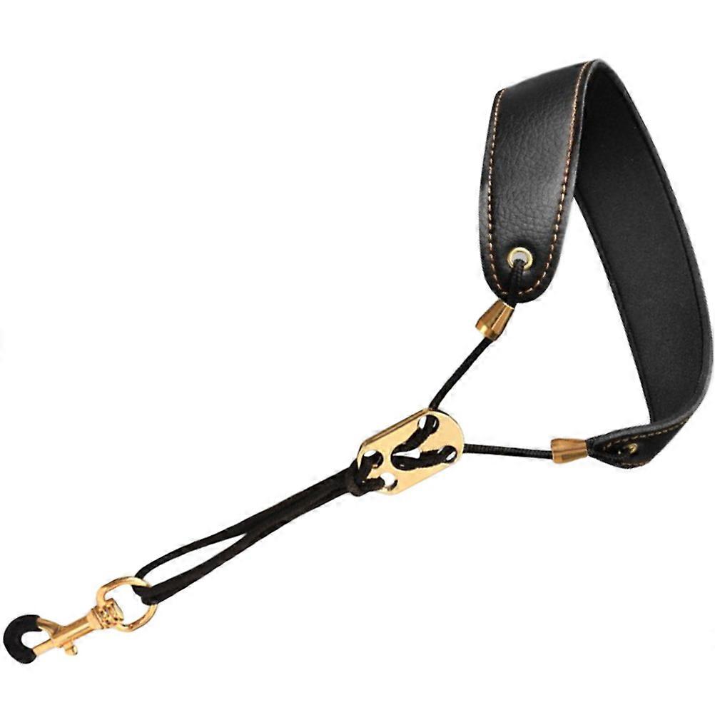 Black Saxophone Strap Adjustable Saxophone Neck Strap for 4Pcs