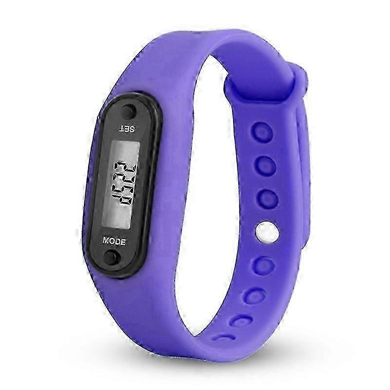 Fitness watch with LCD display and walking pedometer