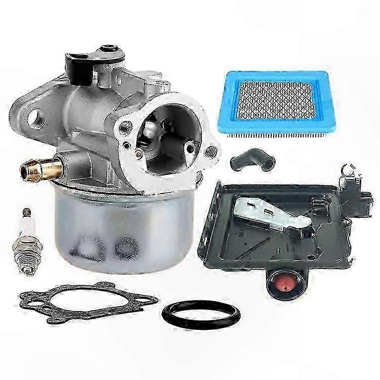 Briggs & Stratton Lawn Mower Carburetor Replacement Kit with Air Filter & Spark Plug