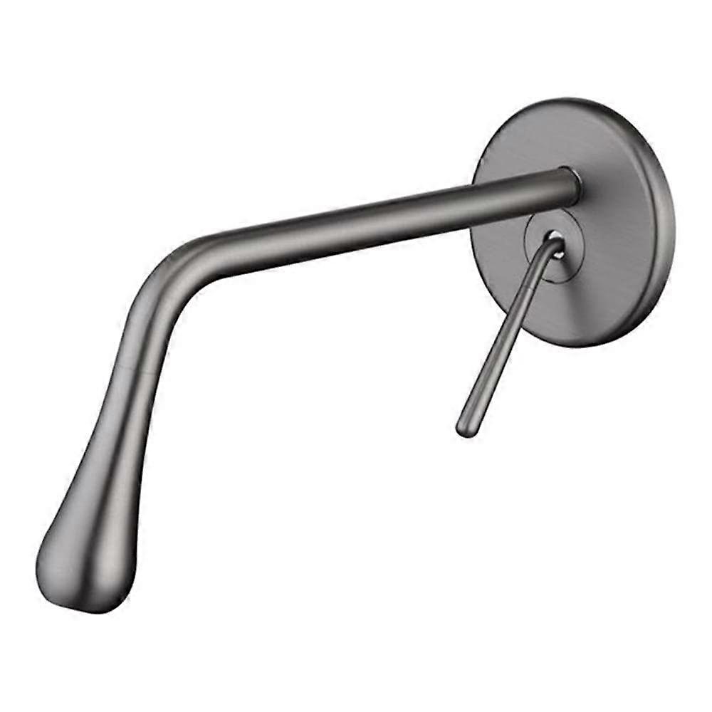 Wall Mounted Bath Taps Water Droplets Finish Bathroom Basin Mixer Tap Sink Taps Gun Good