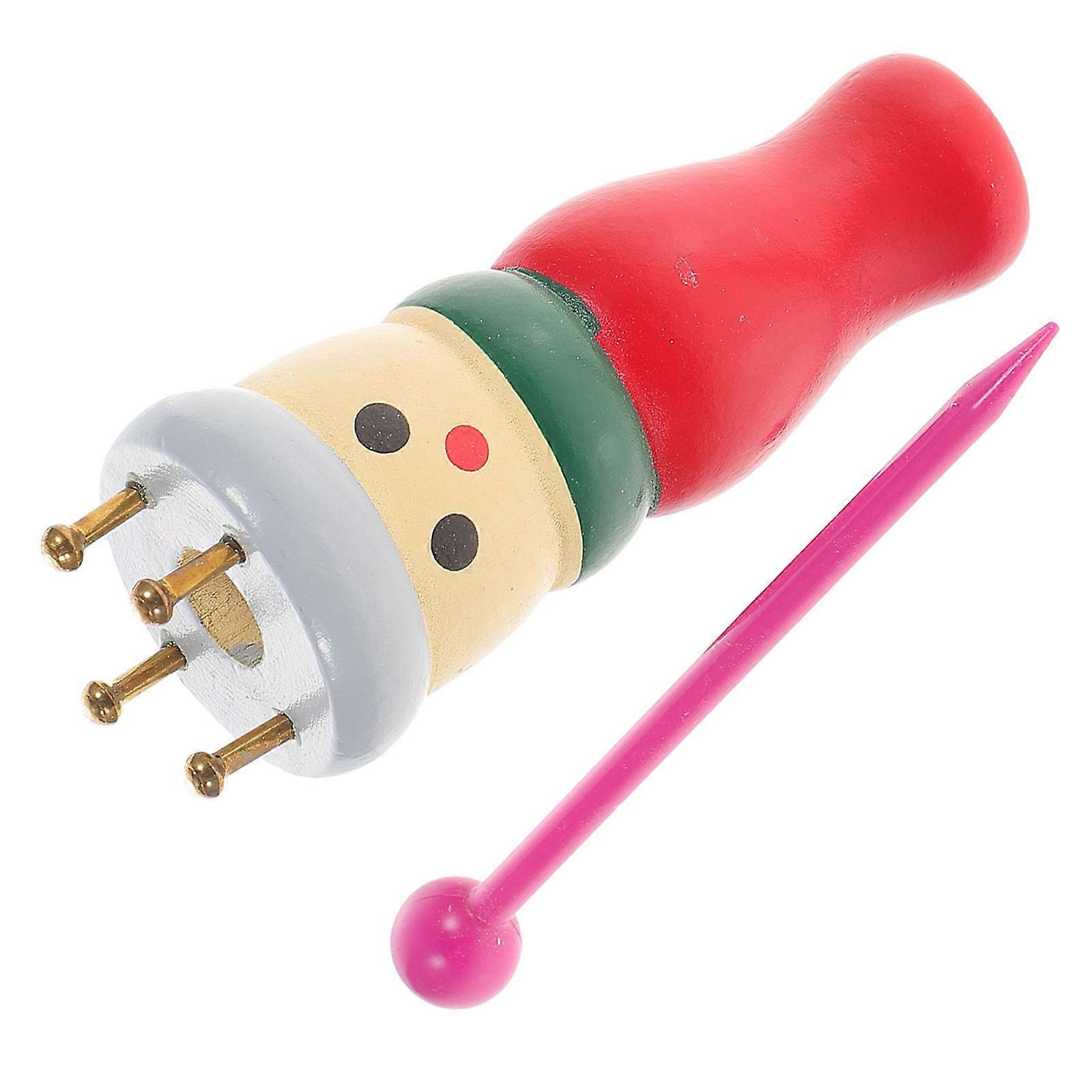 DIY Weaving Toy Wooden Knitter for Wool Yarn with 3Pcs Set