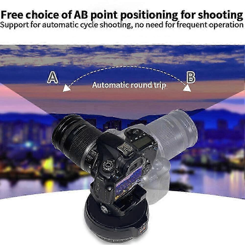 Black (A) $DISENT YT-1200 Electric PTZ 360 Panoramic Remote Control Rotating Dual Axis Micro SLR Camera Mobile Phone Stabilizer 2025