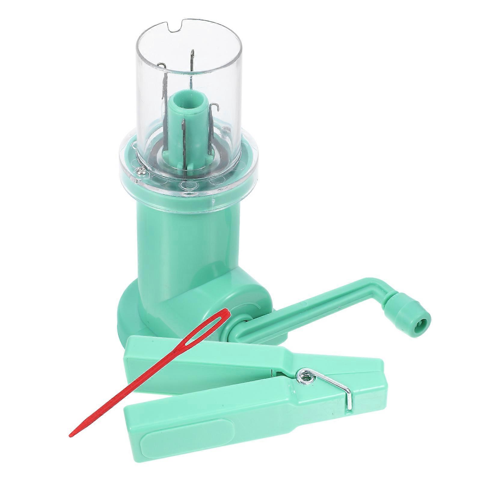 Hand Cranking Knitting Machine Yarn Winding Diy Projects Plastic Ergonomic Design 1Set