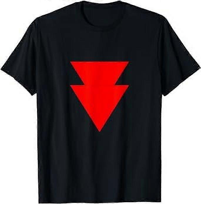 Double Inverted Red Triangles Upside Down Forms T-Shirtreadrf68