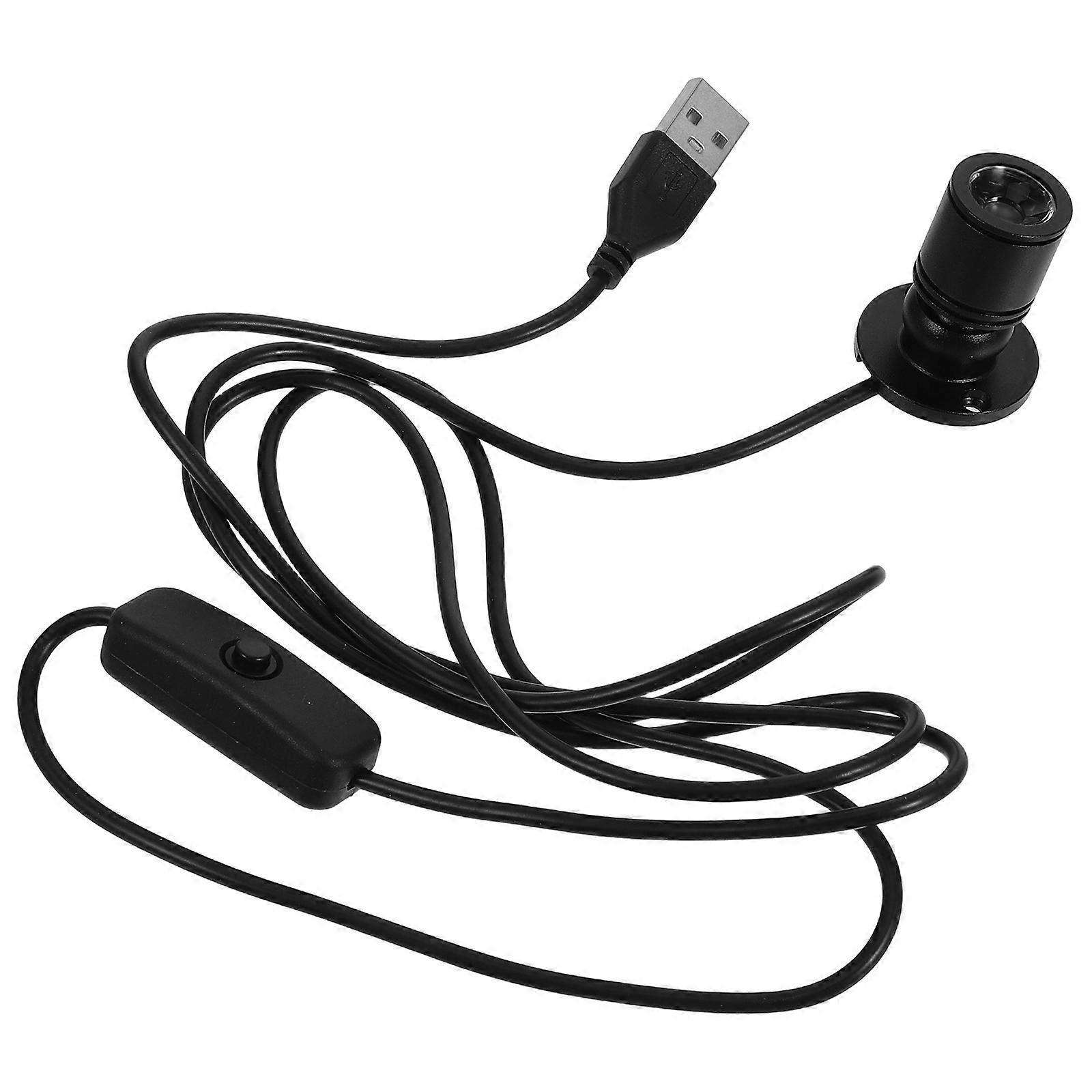 Small LED Spotlight For Jewelry Display Indoor With Adjustable Angle USB Powered Design 2Pcs