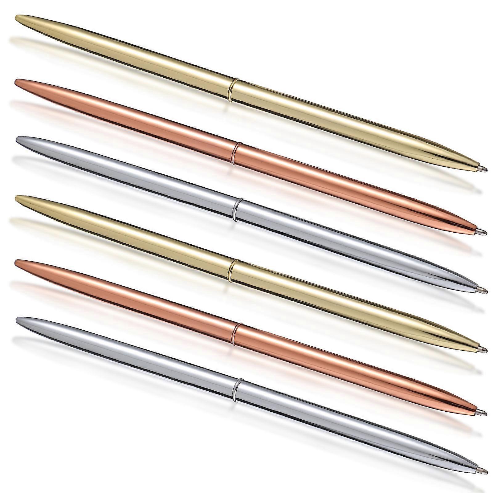 Assorted Color Metal Ballpoint Pen for Smooth Writing 24Pcs Pack