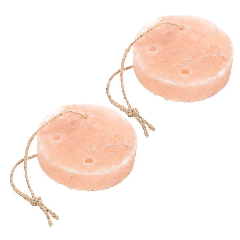 Salt Blocks Mineral Chewing Toys for Pets 2Pcs Hamsters and Rabbits