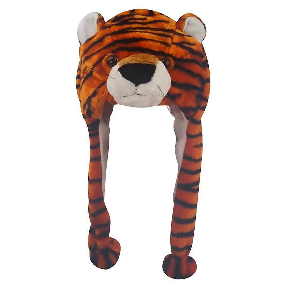 Comfortable Winter Hat for Kids with 3Pcs Decorative Tiger Accessory
