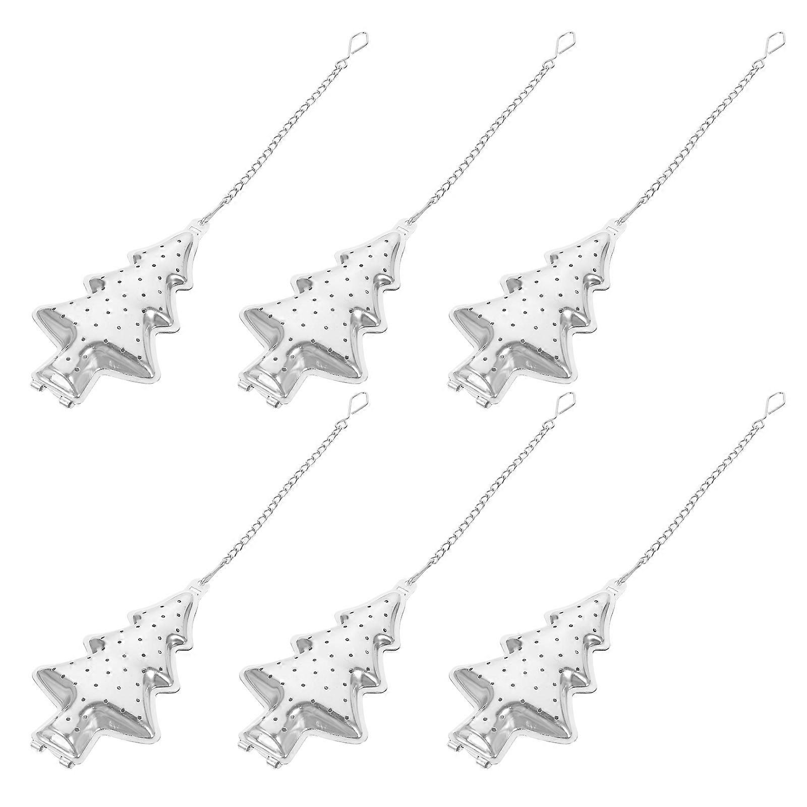 Creative Tea Infuser Stainless Steel Tea Strainer for General Consumers Brewing Tea 12Pcs