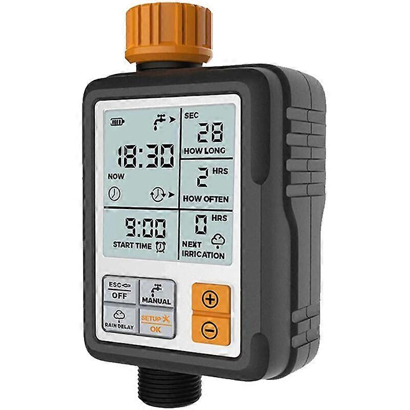 Water Timer Garden Faucet Programmable Digital Automatic Hose Faucet Sprinkler Timer Irrigation Watering System Controller