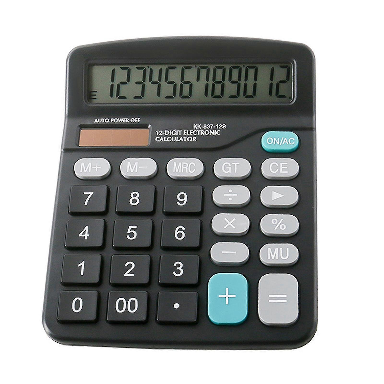 2025 Electronic Calculator LCD Display Two-way Power 12 Digits Solar Battery Financial Scientific Calculator for Office