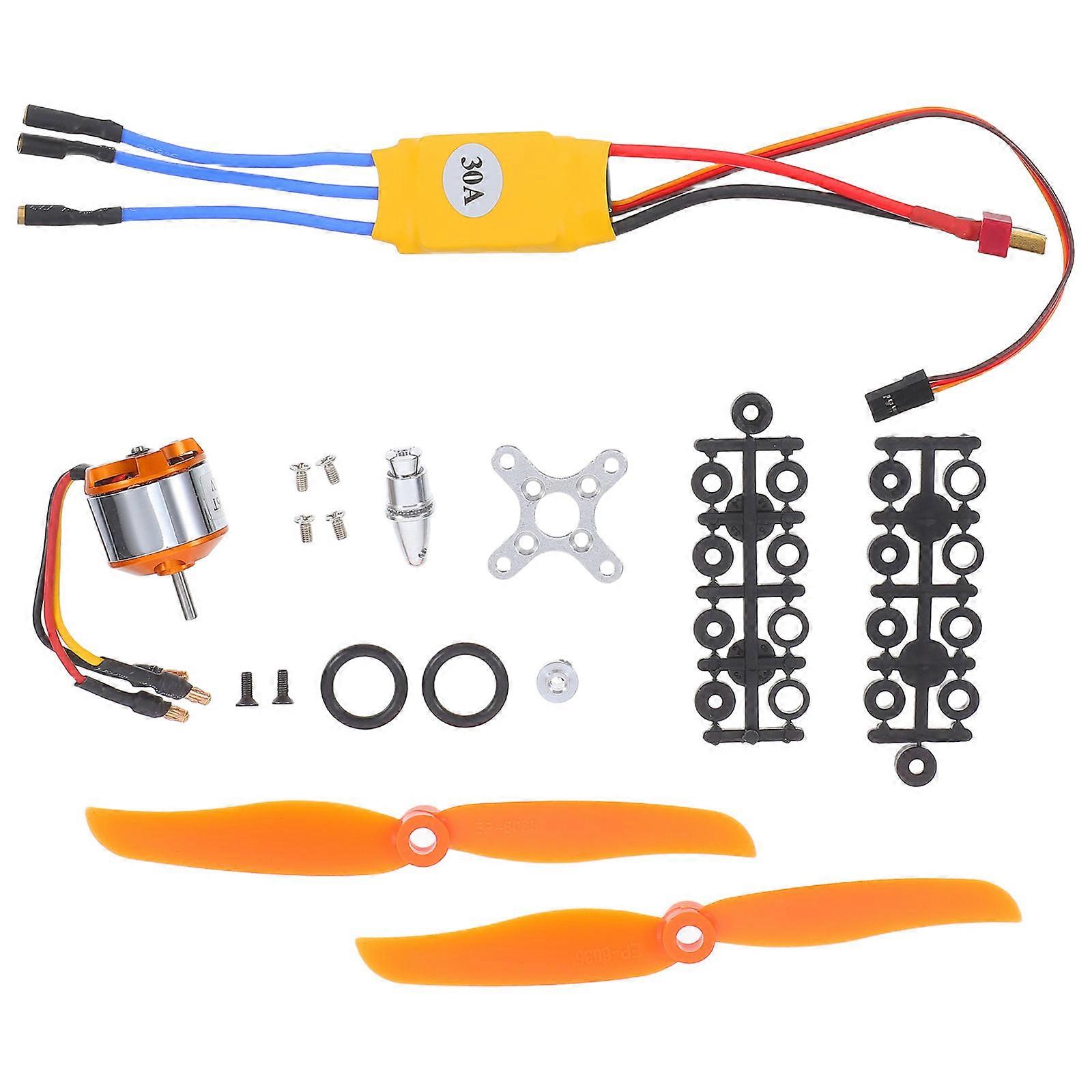 Brushless Motor for Rc Airplane Kit 5Sets with Speed Controller