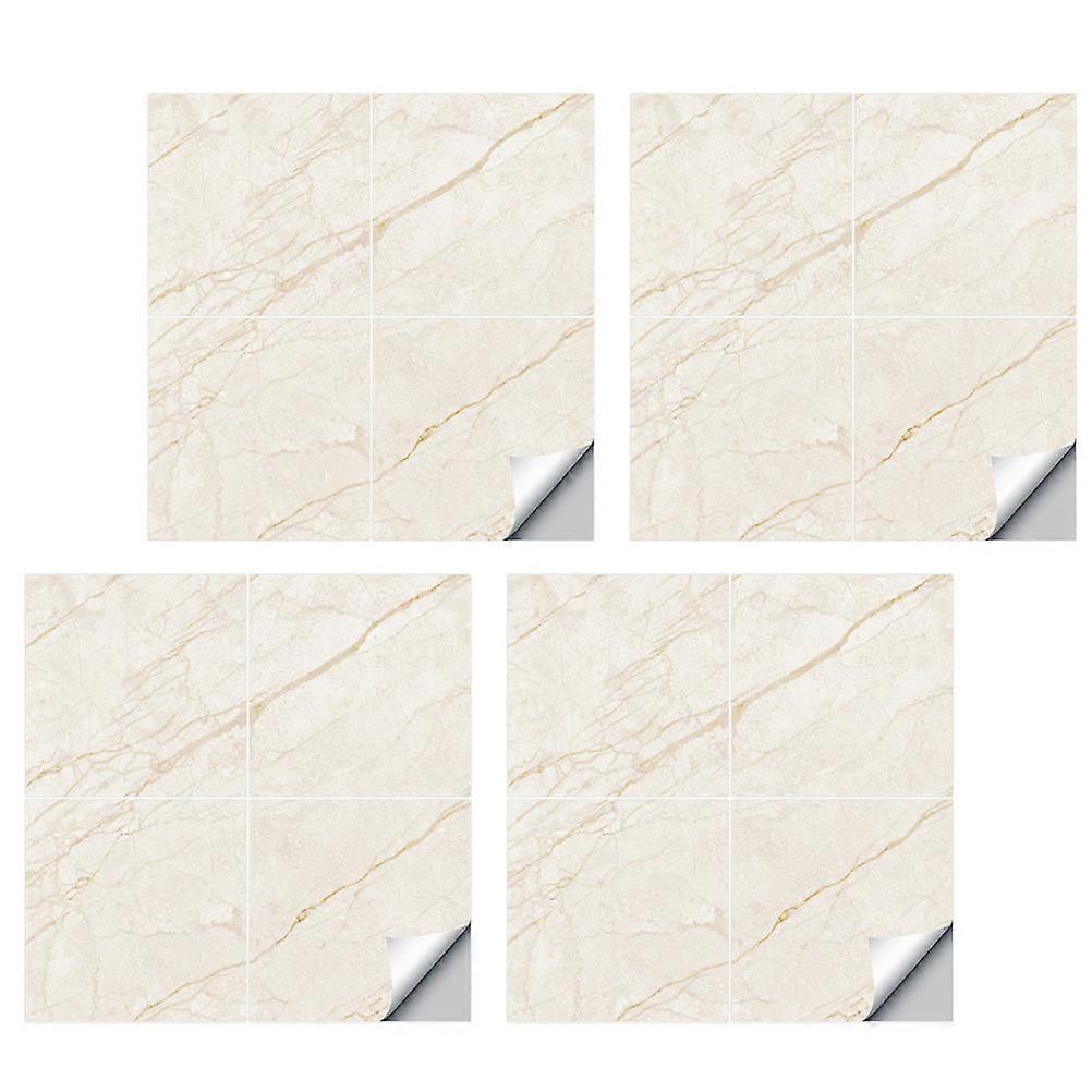 Marble Design Sticker Peel and Stick Wall Paper for Wall Countertops and Tables Pvc Ivory for Renovate 4sheets