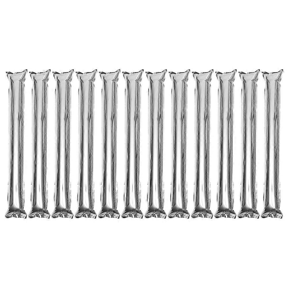 36Pcs Silver Inflatable Cheering Sticks for Sports Event Noise Makers