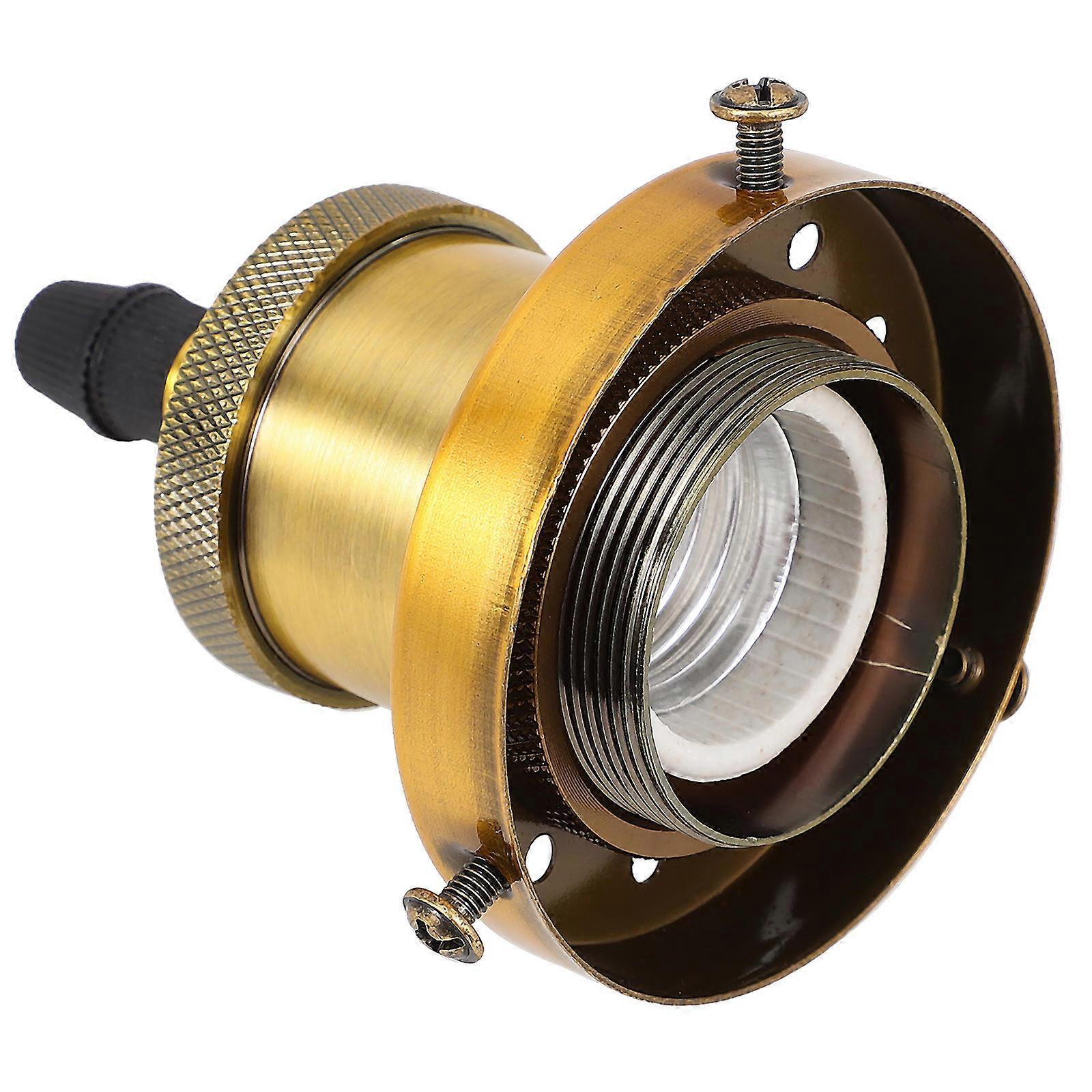 Hanging Light Socket Vintage Lamp Base for Lighting Use 2Pcs Aluminium
