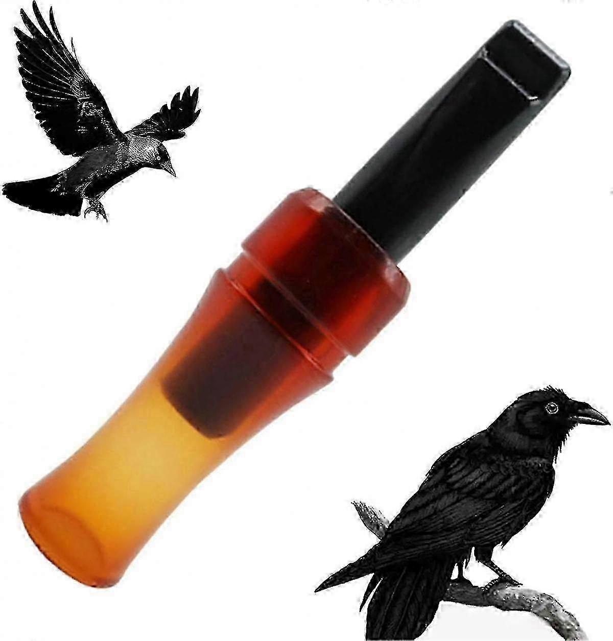 Crow Call Hunting Tools with Realistic Crow Sound Whistle - Authentic Brown Decoying Accessory for Enhanced Hunting Experience