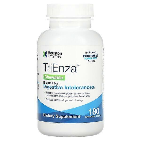 Houston Enzymes, TriEnza Chewable, 180 Chewable Tablets