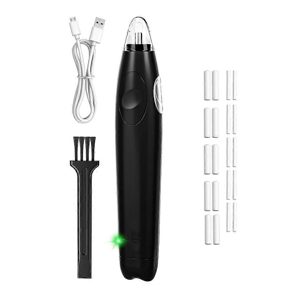 Electric Eraser for Artists, Rechargeable Electric Eraser Kit, 20 Refills, Automatic Portable Eraser for Drawing Black