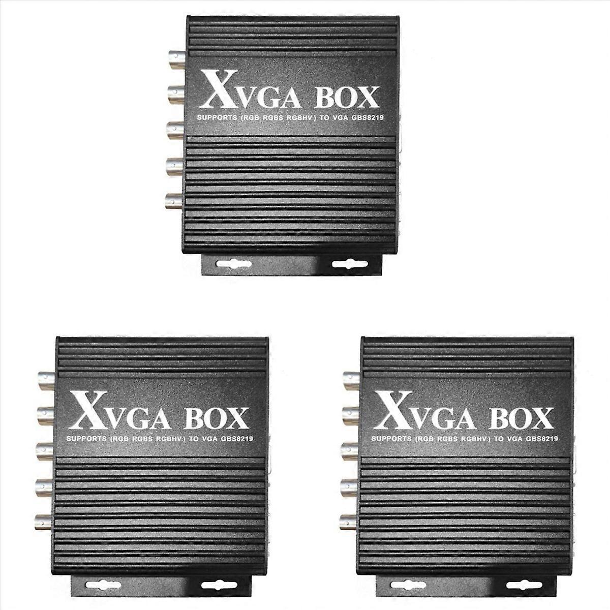 Industrial Video Converter XVGA BOX RGB to VGA RGBS to VGA Industrial Monitor Video Converter GBS-82