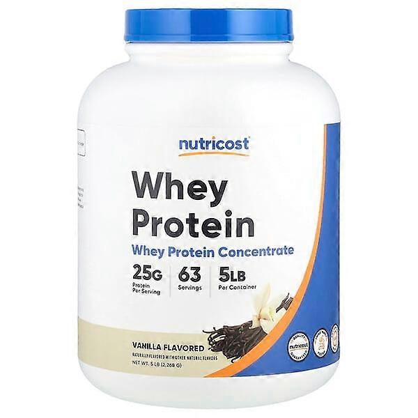 Nutricost, Whey Protein Concentrate, Vanilla, 5 lb (2,268 g)