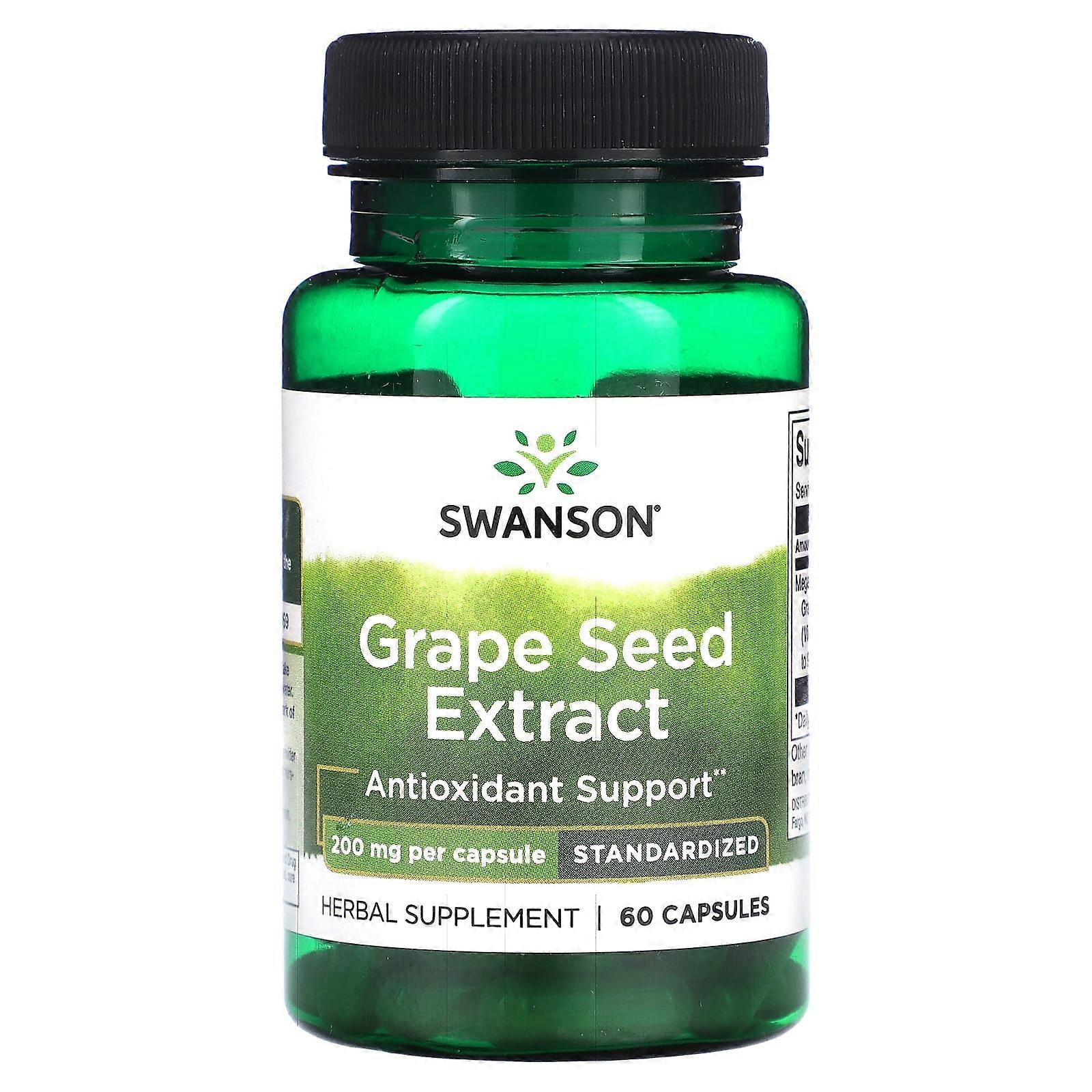 Grape Seed Extract, 200 mg, 60 Capsules