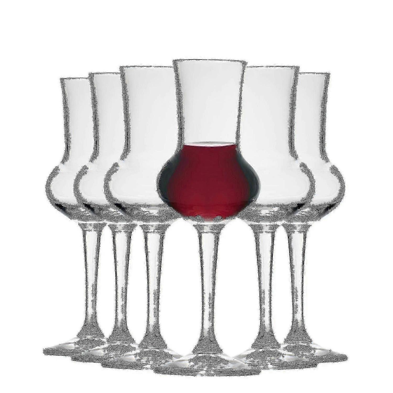 Restaurant Grappa-Likörglas mit Stiel – 80 ml – 6er-Pack