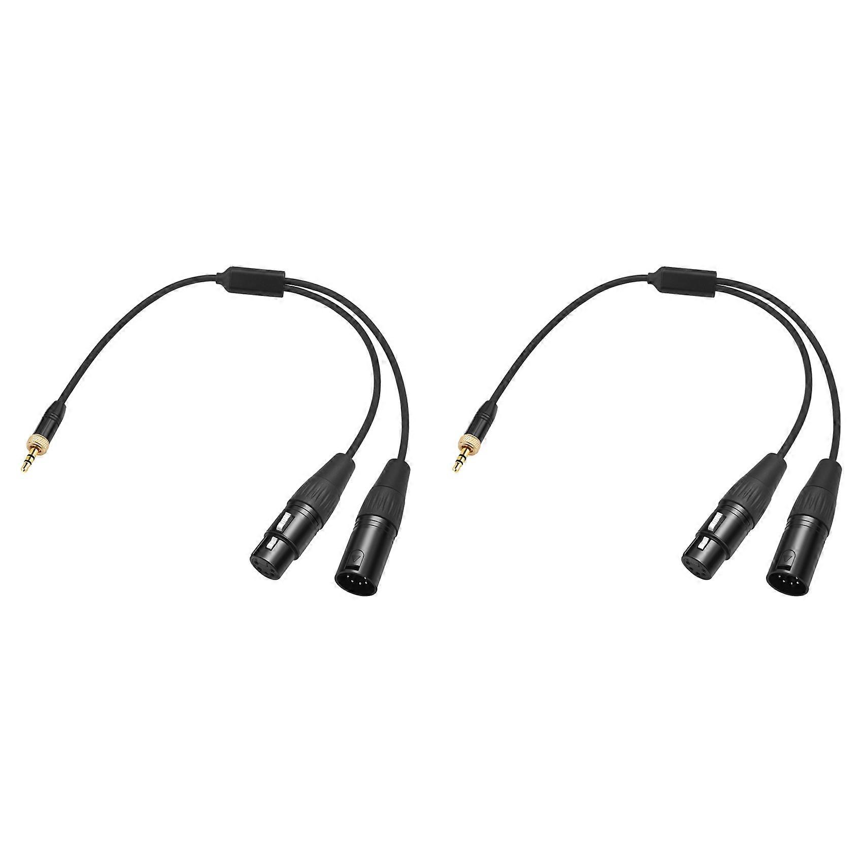 2X for Nanlite CB-DMX-3.5C-1/2 DMX 3.5mm Cable for Forza 60 II, 60C, PavoTube II, 150B & 150 LED Lights