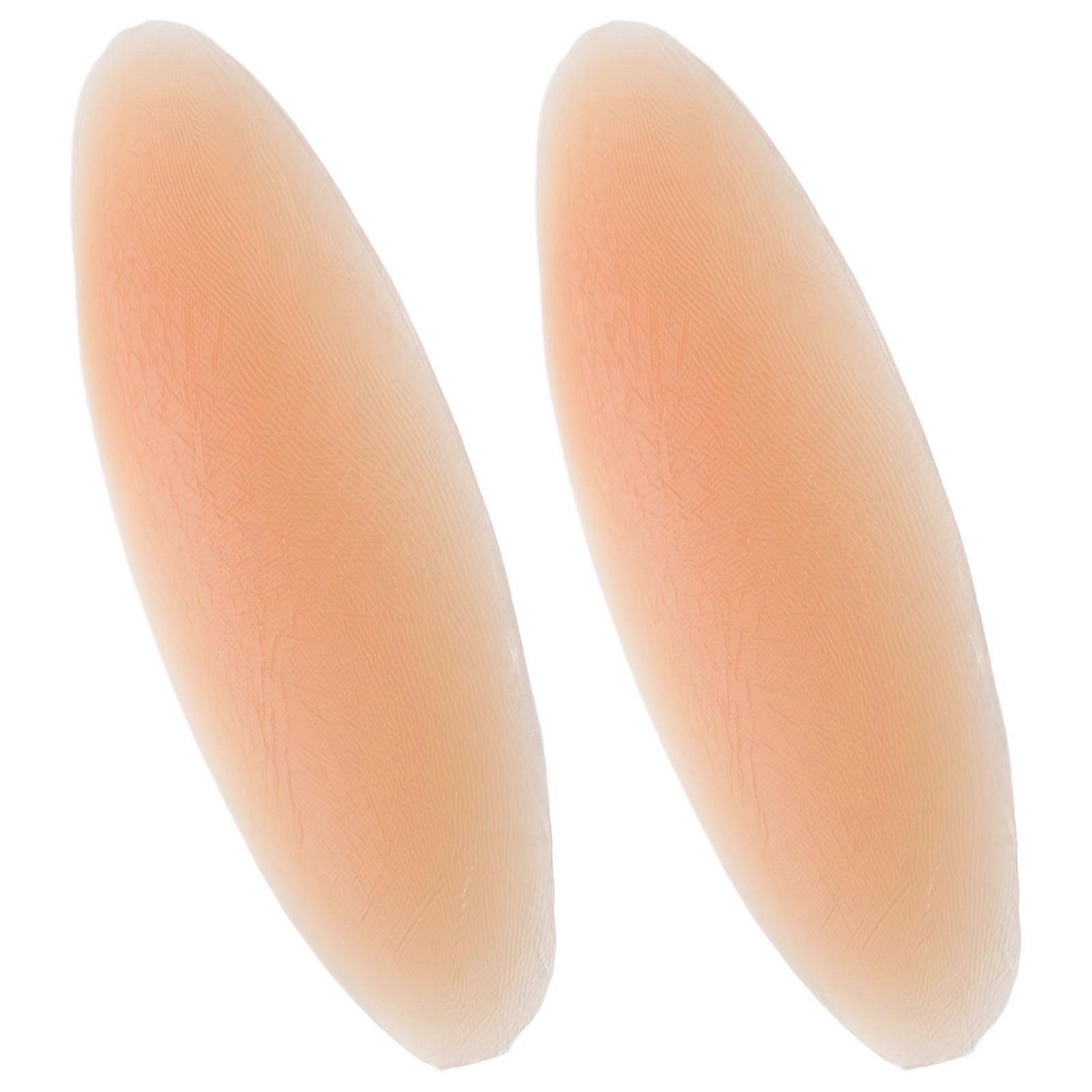 Beige Silicone Leg Stickers for Leg Shape Correction with 2Pcs Pads