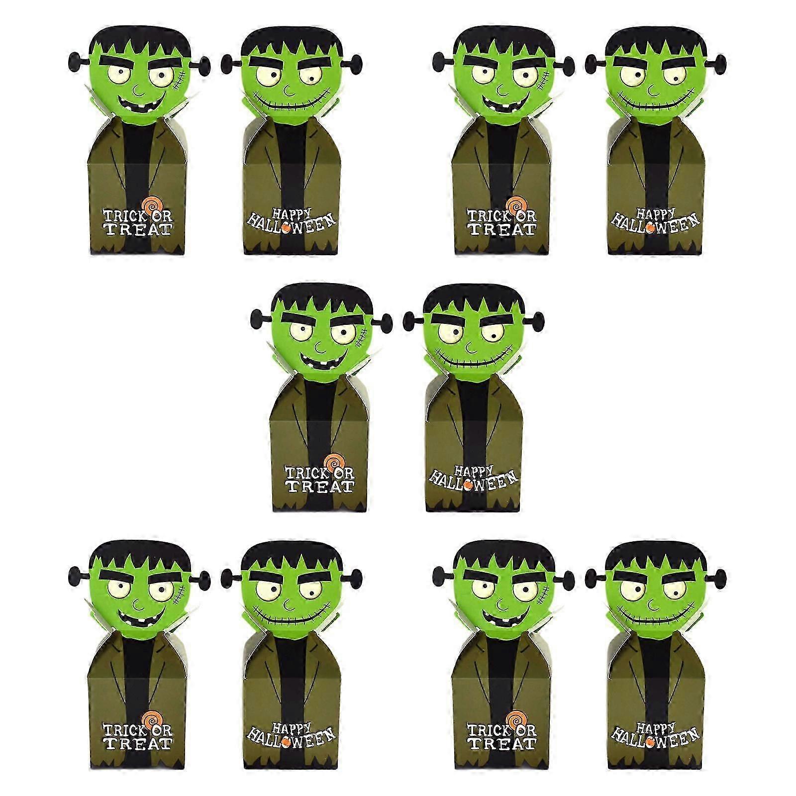 10 Pieces Halloween Candy Boxes Gift Boxes Decorative Candy Packaging Boxes