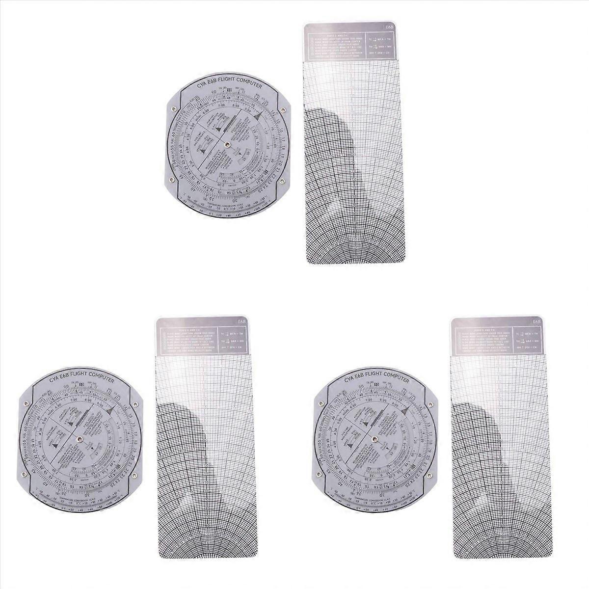 E6B Plastic Flight Computer, Patented Aviation Pilot Flight Computer