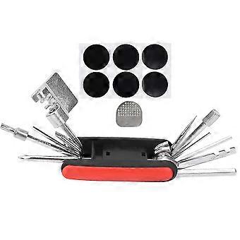 25-26 Multi Function Bike Repair Tool Portable Bike Chain Extractor Wrench Screwdriver Set
