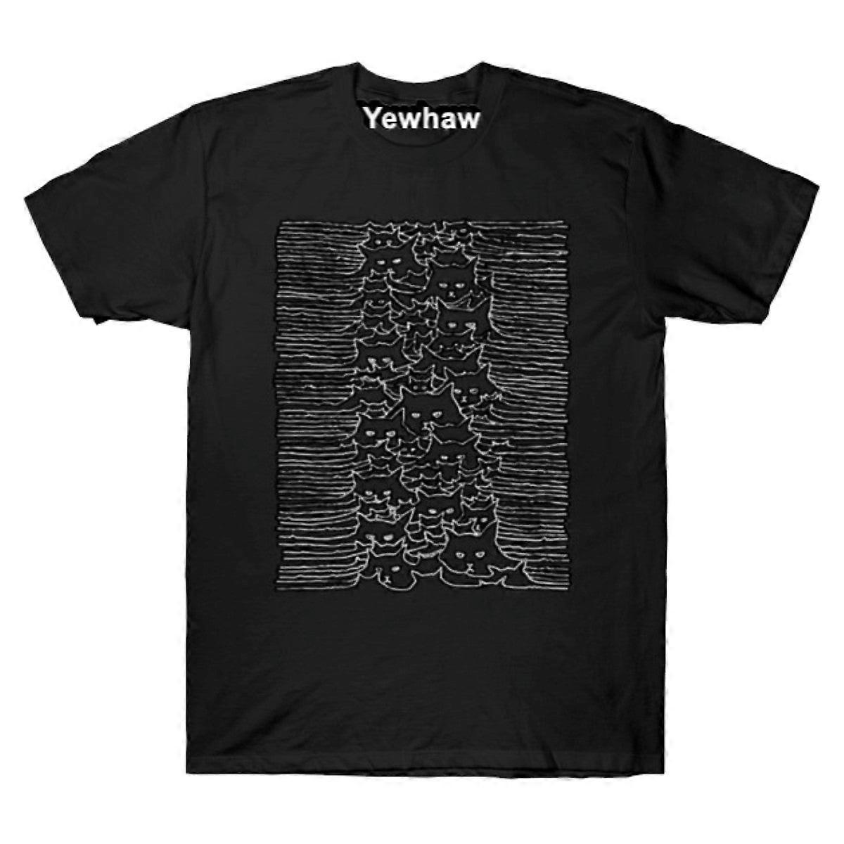 Cat Joy Division Unknown Pleasures T-shirt