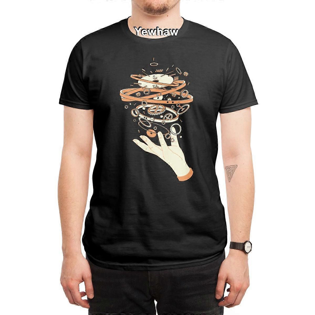 Time Controller T-Shirt hand clock gears cogs mechanical vortex surreal