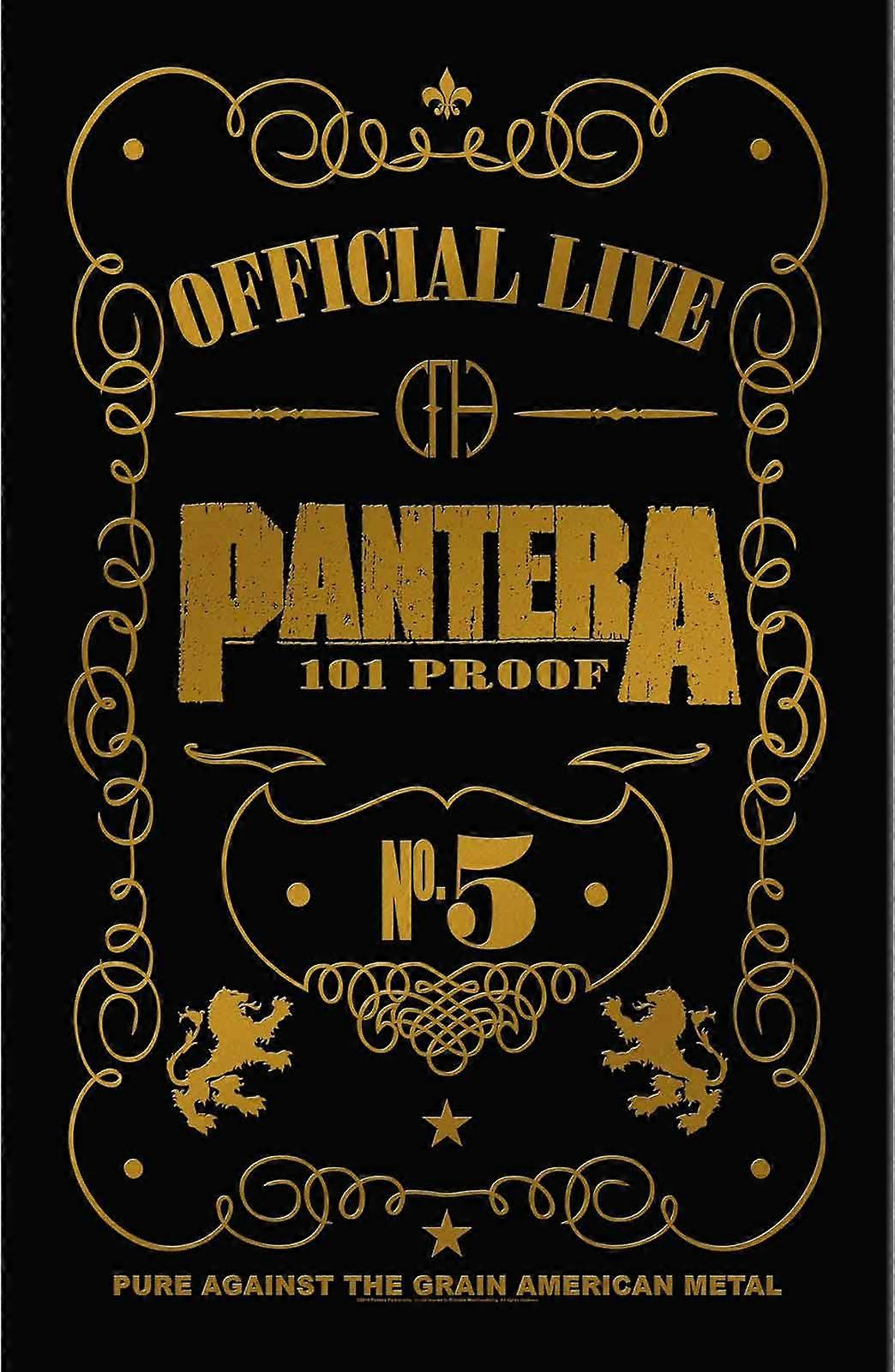 Pantera 101 Proof Textile Poster