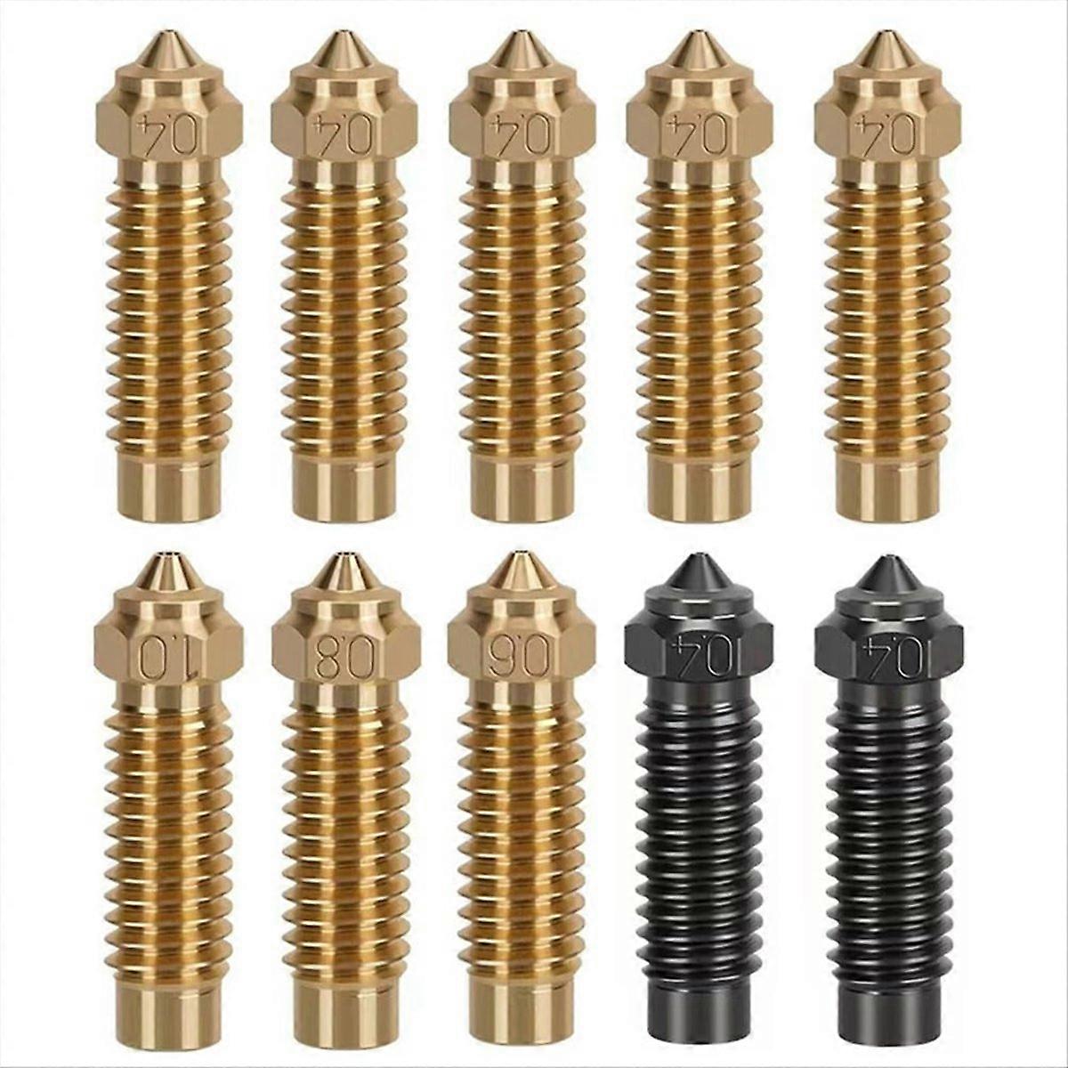 3D Printer Extruder Hotend Nozzle Kit-8pcs Brass Nozzles