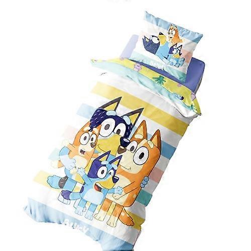Bluey Heeler Family Panel Reversible Duvet Set