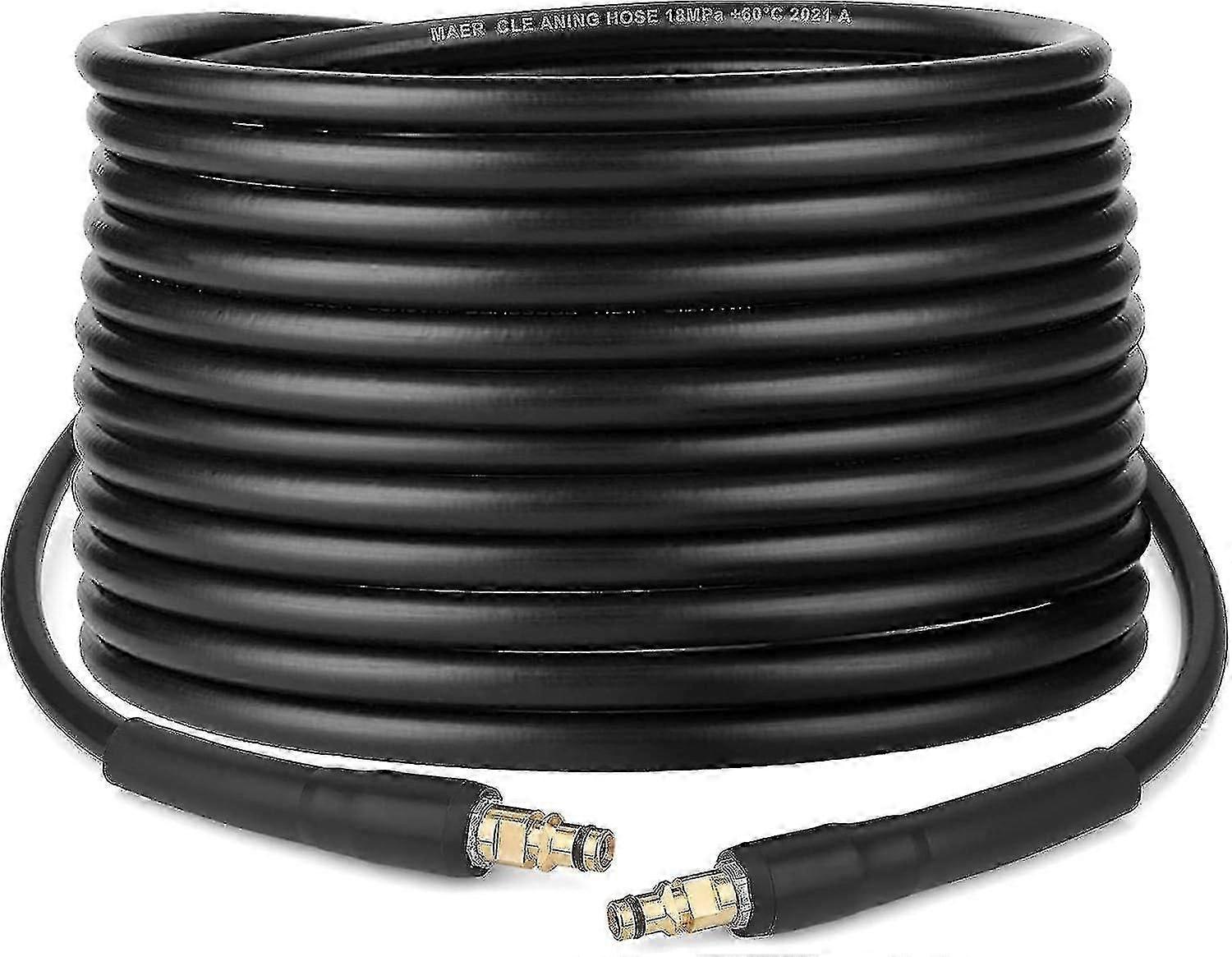 10m Pressure Washer Replacement Hose For Karcher K Series Pressure Washer K2 K3 K4 K5 K6 K7 Click Plug Quick Connector(10)
