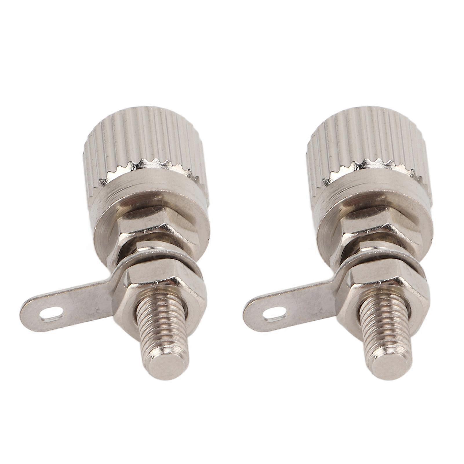 2Pcs Current Terminal M4x27mm Long Service Life Convenient Practical Small Compact Electronic Parts
