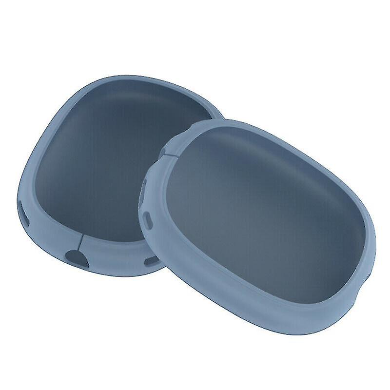 Headphone Cushions Tips Light Blue Soft Silicone Case Cover For Airpods Max Wireless Headphone Protector Shockproof