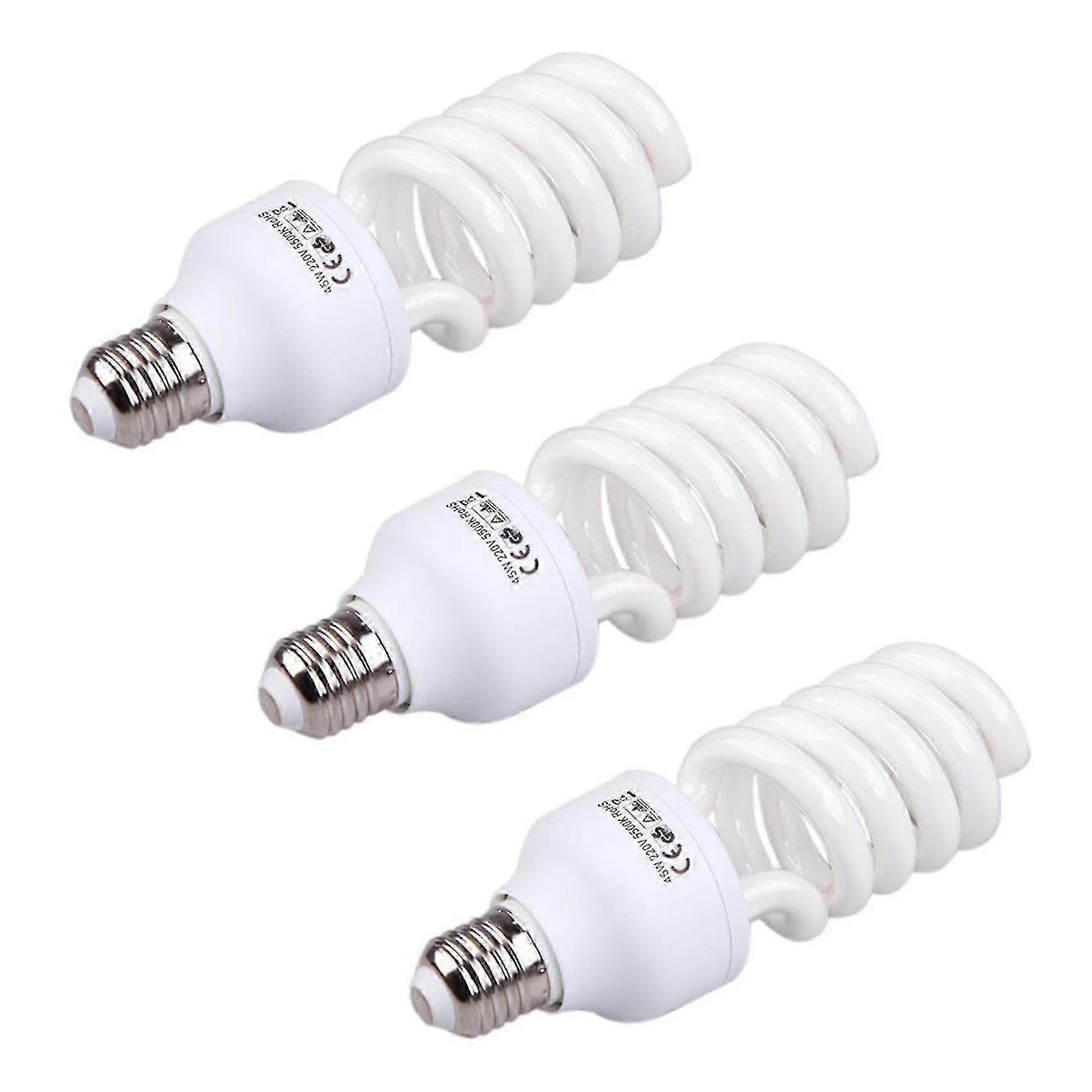 Compact photography bulb 5500k E27 45w for daylight lamp