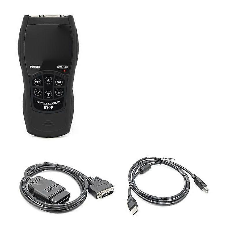 Universal OBD Diagnostic Scanner for 12V Vehicle Check Engine Error Code Reader