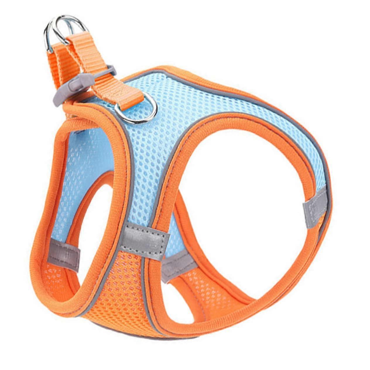 Puppy Dog Harness, Adjustable Size S To L, Nylon Reflective Vest, Leash Compatible For Puppies