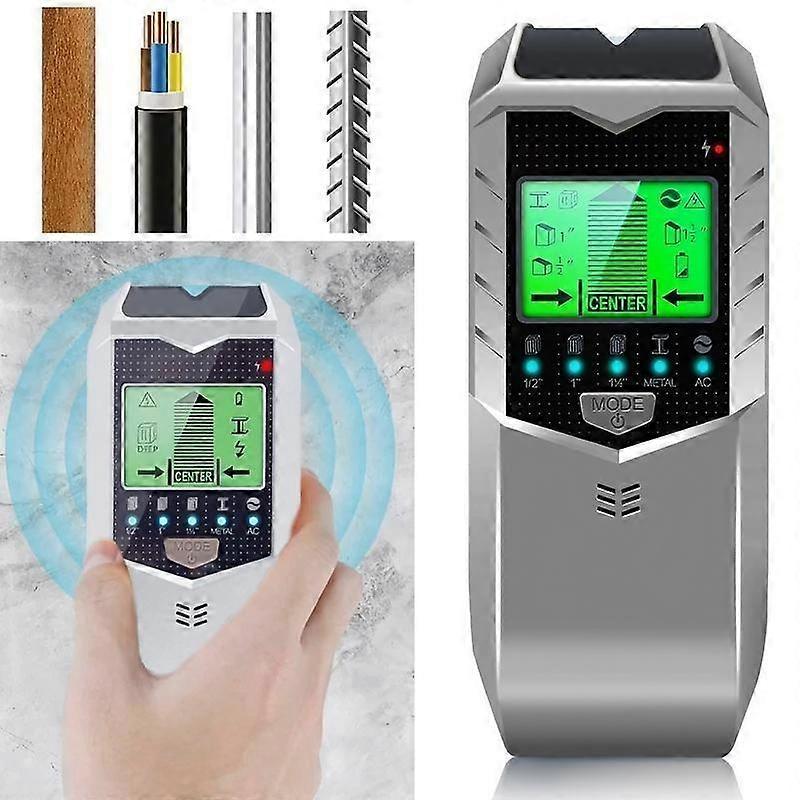 5-In-1 Wall Scanner Detector, Screw Locator with LCD Display, Metal & Wood Stud Finder, Professional Tool for Home Decor & DIY Projects