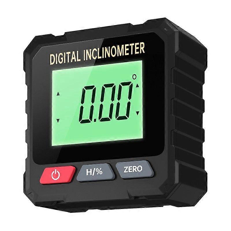 Smart Digital Protractor Mini Angle Gauge 360 Degree Inclinometer Angle/Level/Slope Four-Sided Stro